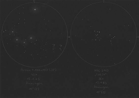 Sternhaufen und Sternmuster